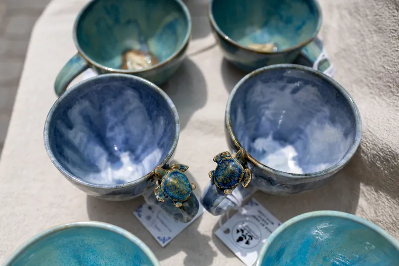 Handmade ceramic piece by Tatiana Manakova